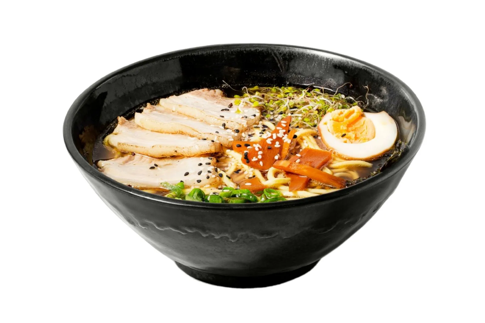 Classic shoyu ramen with chashu pork at Hokkaido Ramen House, an Asian Fusion Restaurant in Coralville